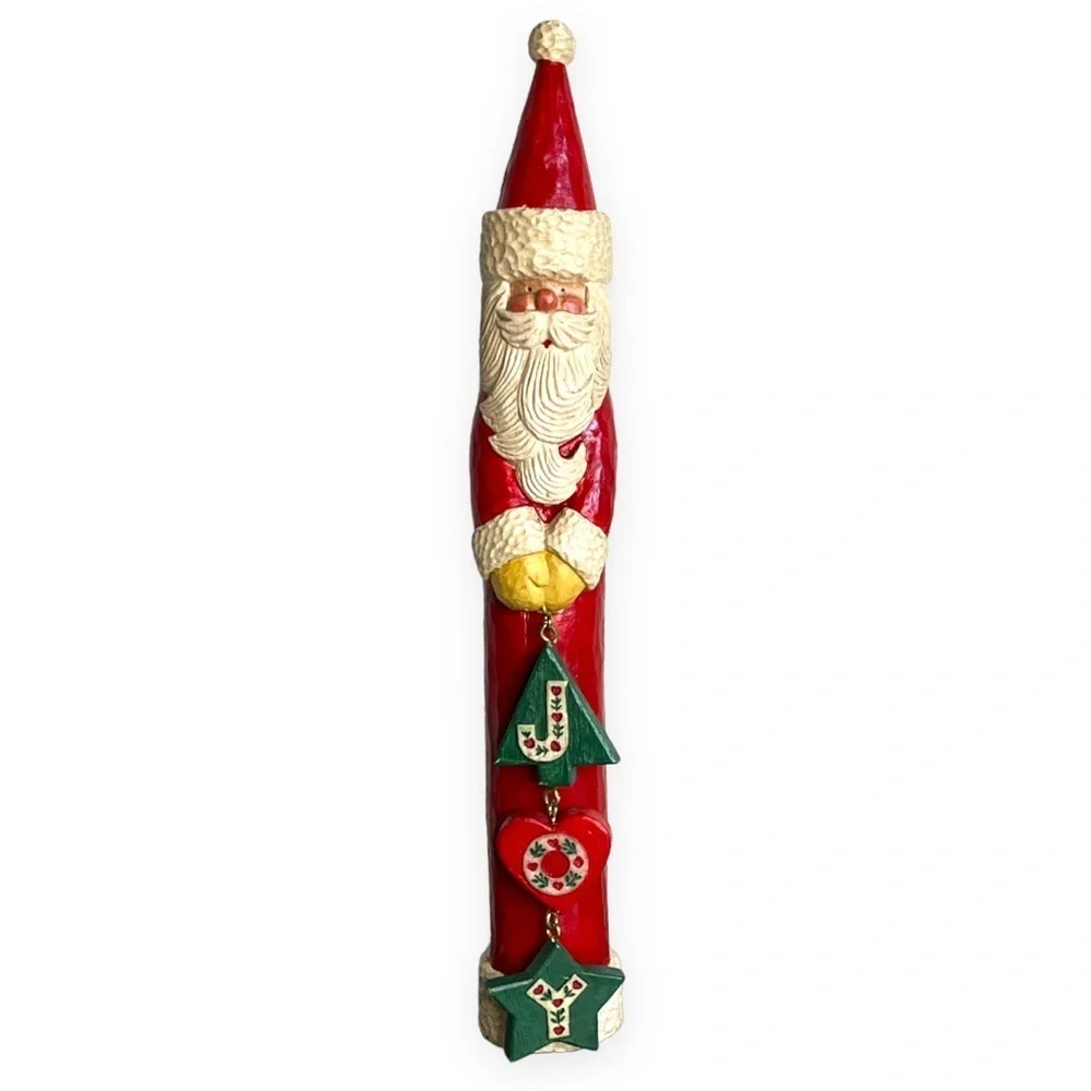 Vintage Kurt S Adler Santa Folk Art Country JOY 11